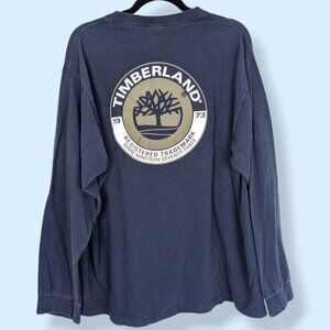 (2/$20) Timberland Blue Long Sleeve Tee
